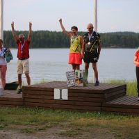 Salaman soutajat Partalan saarta kiertämässä