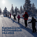 Koko perheen hiihtotapahtuma lauantaina 24.2.